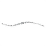 Armband 18 kt WG, 61 Brill. 0,22 ct, TW-si
