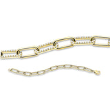 Armband 18 kt GG, 277 Brill. 3,64 ct, TW-si