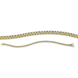 Armband 18 kt GG, 72 Brill. 1,01 ct, TW-si