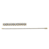 Armband 18 kt GG, 91 Brill. 2,00 ct, TW-si