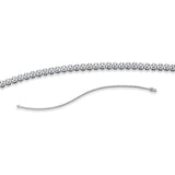 Armband 18 kt WG, 85 Brill. 0,34 ct, TW-si