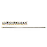 Armband 18 kt GG, 91 Brill. 2,05 ct, TW-si