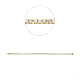 Armband 18 kt GG+WG, 67 Brill. 2,50 ct, TW-si