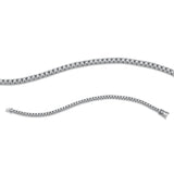 Armband 18 kt WG, 57 Brill. 2,01 ct, TW-si