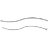 Armband 18 kt WG, 87 Brill. 1,26 ct, TW-si