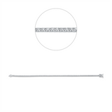 Armband 18 kt WG, 82 Brill. 1,31 ct, TW-si