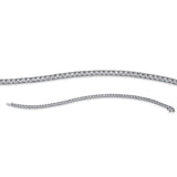 Armband 18 kt WG, 59 Brill. 4,72 ct, TW-si