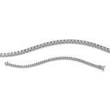Armband 18 kt WG, 46 Brill. 6,72 ct, TW-si