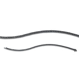 Armband 18 kt WG, Fassung teils schwarz rhodinie, 68 Brill. 3,52 ct, schwarz