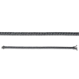Armband 18 kt WG, Fassung schwarz rhodiniert, 46 Brill. 8,40 ct, schwarz