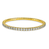 Armband 18 kt GG, Flex-Band, variabel, 58 Brill. 5,36 ct, TW-si
