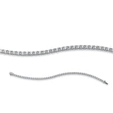 Armband 18 kt WG, 51 Brill. 5,46 ct, TW-si
