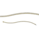 Armband 18 kt GG, 51 Brill. 5,12 ct, TW-si