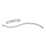 Armband 18 kt WG, 180 Brill. 1,00 ct, TW-si