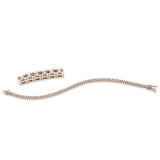 Armband 18 kt RG, 61 Brill. 2,02 ct, TW-si
