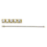 Armband 18 kt GG, 53 Brill. 3,07 ct, TW-si