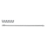 Armband 18 kt WG, 47 Brill. 4,12 ct, TW-si