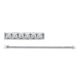 Armband 18 kt WG, 43 Brill. 5,02 ct, TW-si