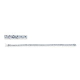 Armband 18 kt WG, 50 Topase 11,31 ct sky blue