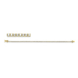 Armband 18 kt GG, 77 Brill. 2,13 ct, TW-vsi