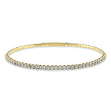 Armband 18 kt GG, 37 Brill. 1,66 ct, TW-si