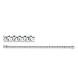 Armband 950 Pt Platin, Leerfassung für 41x Brill. 0,20 ct