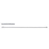 Armband 14 kt WG, 119 Brill. 1,00 ct, F-si