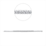 Armband 18 kt WG, 76 Bag. 2,69 ct, TW-si