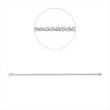 Armband 18 kt WG, 73 Brill. 1,87 ct, F-si