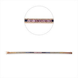 Armband 18 kt RG, 312 Brill. 1,14 ct, F-si, 78 Saphire 4,72 ct fancy