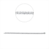 Armband 18 kt WG, 41 Brill. 12,69 ct, TW-si