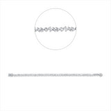 Armband 18 kt WG, 14 Oval 1,85 ct, TW-si, 13 Tropfen 1,68 ct, 13 Sm.schliff 2,57 ct, 13 Nav. 1,31 ct