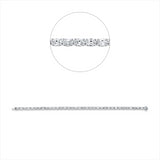 Armband 18 kt WG, 36 Oval 6,44 ct, F-si