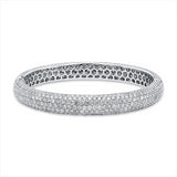 Armband 18 kt WG, 384 Brill. 8,53 ct, TW-si, 290 Brill. 7,95 ct, TW-si, 34 Brill. 0,10 ct, TW-si