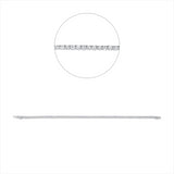 Armband 18 kt WG, 97 Brill. 1,35 ct, TW-si