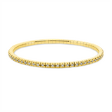 Armband 18 kt GG, Flex-Band, variabel, 66 Brill. 0,77 ct, TW-si