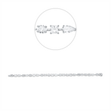 Armband 18 ktWG,25pcs xGIA,11 Fantasie-Schliff 5,50ct,E-vvs/vs,14 Fantasie-Schliff 7,08ct,F-vvs/vs