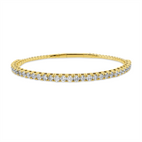 Armband 18 kt GG, flexibel, 32 Brill. 3,05 ct, TW-si