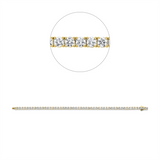 Armband 18 kt GG, Premium Edition, 52 Brill. 6,24 ct, TW-si