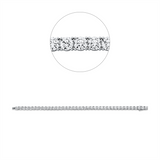 Armband 18 kt WG, Premium Edition, 39 GIA's, 1 Brill. 0,30 ct, E-vvs, 6 Brill. 1,84 ct, F-vsi, 2 Brill. 0,60 ct, F-vvs, 3 Brill. 0,91 ct, F-vvs, 11 Brill. 3,37 ct, TW-vsi, 7 Brill. 2,12 ct, TW-vvs2,