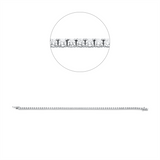 Armband 18 kt WG, Premium Edition, 64 Brill. 3,14 ct, TW-si