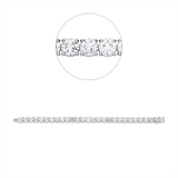 Armband 18 kt WG, Premium Edition, 28 GIA's, 16 Brill. 16,05 ct, TW-si, 12 Brill. 12,05 ct, F-si