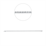 Armband 18 kt WG, Premium Edition, 100 Brill. 0,96 ct, TW-si