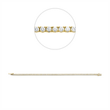 Armband 18 kt GG, Premium Edition, 64 Brill. 2,94 ct, TW-si