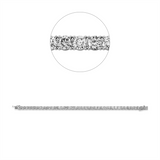 Armband 18 kt WG, 39 GIA's, 6 Brill. 1,83 ct, TW-vsi, 1 Brill. 0,30 ct, TW-vvs, 9 Brill. 2,77 ct, TW-vvs2, 1 Brill. 0,30 ct, F-vvs2, 22 Brill. 6,65 ct, F-vsi