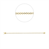 Armband 18 kt GG, 28 Brill. 0,26 ct, F-si