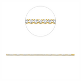 Armband 18 kt GG, 54 Brill. 3,71 ct, F-si