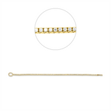 Armband 18 kt GG, 19 Brill. 0,25 ct, TW-si, 81 Brill. 1,62 ct, TW-si
