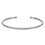 Armreif 18 kt WG, 36 Brill. 0,58 ct, TW-si