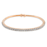 Armreif 18 kt RG, 33 Brill. 2,03 ct, TW-vsi
